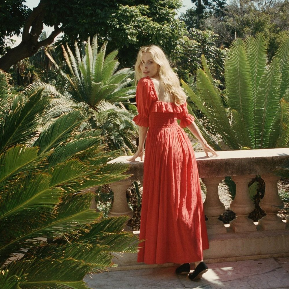 NWOT Doen Sol Dress in Tomato XS